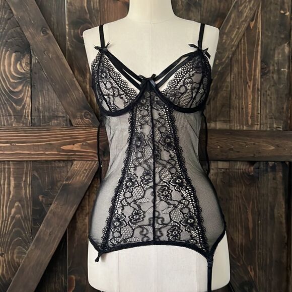 Seven till midnight strappy teddy lingerie One Size - Picture 1 of 8